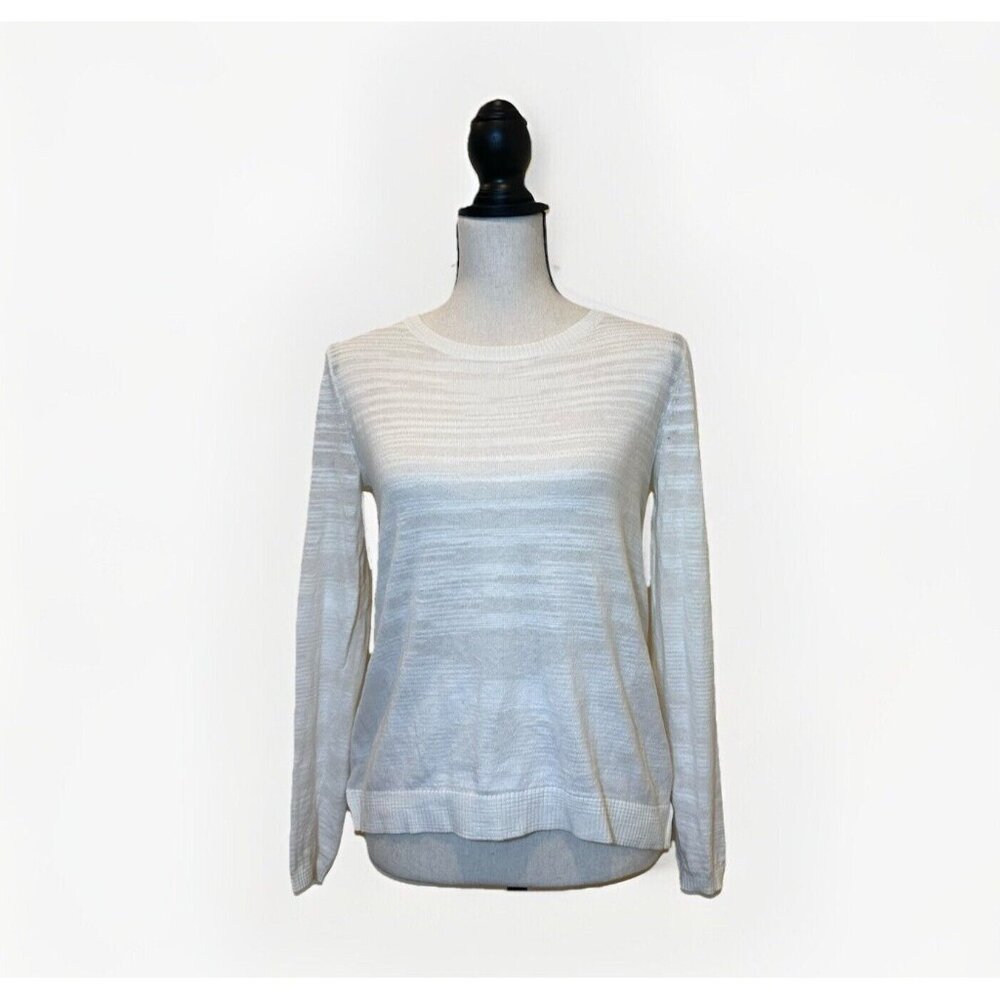 Cabi Sweater Women's XS White Cream Sophia Lace Back Sweater Feminine 5005 - Picture 2 of 14